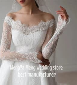 ZHUISHU 2025 Off The Shoulder Lace Wedding Dresses Elegant A Line Sweap Train Bridal Gown Women Classy Bride Dresses Customized