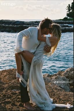 Verngo Sexy Tulle Boho Wedding Dress Off The Shoulder A Line Side Slit Beach Bride Dresses Sexy Photo Bridal Dress Customized
