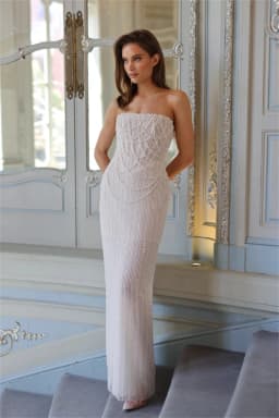 Kyoto White Pearls Mermaid Wedding Dresses Lace-Up Off Shoulder Customized جديد في الفساتين Sweep Train wedding dress 2025