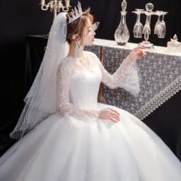 GIYSILE Boho Wedding Dress New Fantasy Lace Bridal Main Marriage Dresses French Floor Length Wedding Dress Vestidos De Novia