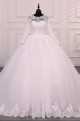 Cheap Wedding Dress Pure White Wedding Dresses With Train Customized Party Dress 2025 Brides Wedding Dresses Ashley Gloria