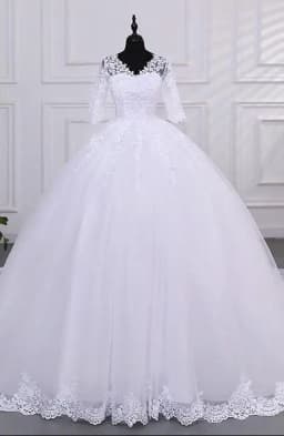 Cheap Wedding Dress Pure White Wedding Dresses With Train Customized Party Dress 2025 Brides Wedding Dresses Ashley Gloria