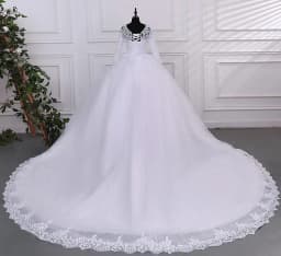 Cheap Wedding Dress Pure White Wedding Dresses With Train Customized Party Dress 2025 Brides Wedding Dresses Ashley Gloria