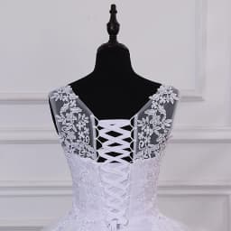 Cheap Wedding Dress Pure White Wedding Dresses With Train Customized Party Dress 2025 Brides Wedding Dresses Ashley Gloria