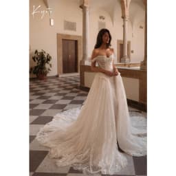 Kyoto Customized White Pearl Off the Shoulder Lace Wedding Dress Detachable Train vestidos de noiva Zip Back Formal Evening 2025