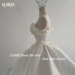 LORIE 3D Flower Princess Wedding Dress Off Shoulder A-Line Ball Princess Bridal Gown Sweetheart Ball Bride Gown Customized 2026