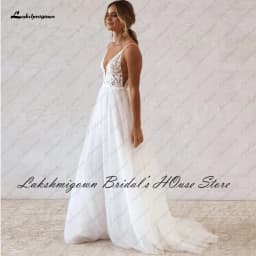 Vestido Boho Bridal Wedding Dress Summer Beach 2026 Backless Sexy Mariage Tulle Receipt Party Gowns Spaghetti Straps Customized