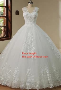 Y&M Novias V Neck Sweet Plus Size Vestido De Noiva 2025 Wedding Dress Long Train or Floor Length Appliqes Bridal Tulle Mariage
