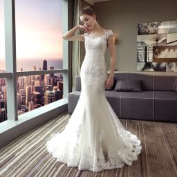 Vestido De Noiva 2026 The Bridal O-neck Court Train Luxury Lace Embroidery Mermaid Princess Luxury Wedding Dress Customized