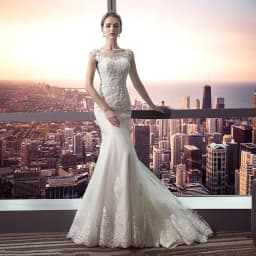 Vestido De Noiva 2026 The Bridal O-neck Court Train Luxury Lace Embroidery Mermaid Princess Luxury Wedding Dress Customized