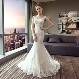 Vestido De Noiva 2026 The Bridal O-neck Court Train Luxury Lace Embroidery Mermaid Princess Luxury Wedding Dress Customized