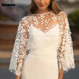 Customized High Quality New Mermaid Wedding Dress O-Neck Lace Applique Tulle Open Back Bride Dresses Floor Length robe de mariée