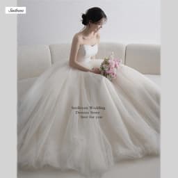 Smileven Strapless Korean Wedding Dresses Sweetheart Neck Princess Wedding Dress Lace Robe De Mariee Wedding Gowns Customized