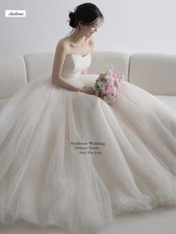 Smileven Strapless Korean Wedding Dresses Sweetheart Neck Princess Wedding Dress Lace Robe De Mariee Wedding Gowns Customized