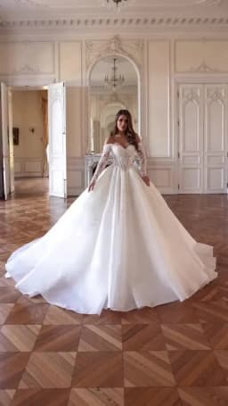 Glitter A Line Women's Lace Appliques Wedding Dresses Vestido De Novia Bride Gowns Off The Shoulder Customized Robe De Mariée