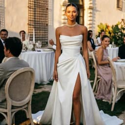 Wedding Dress 2025  Customize To Measures Mermaid Side Slit With Detachable Skirt For Women Romantic Bridal Gowns Elegant Robe