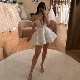 Eightree 2025 A-Line Short Wedding Dresses Boho Beach Sweetheart Appliques Bridal Dress Women Wedding Ball Prom Gowns Customized