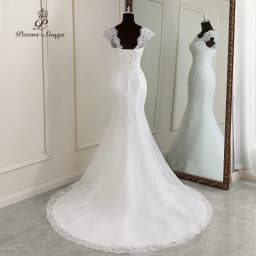 Customized Elegant dresses Mermaid Wedding Dress cap sleeves style Lace Appliques Bridal Gowns Modern Vestidos De Noiva