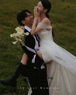 Zoci Off the Shoulder Short Wedding Dresses Korea Photo Shoot Bridal Gown Customized Gown for Bride 2026