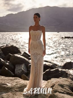 2026 Stunning Strapless Gala-worthy Lace Wedding Dress Elegant Zipper Back Pearls Sheer 2 in 1 Charming Customized Bride Wear