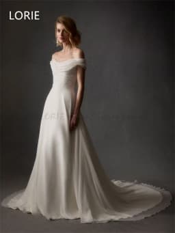 LORIE Sexy A-line Luxury Off Shoulder Wedding Dresses Modest Bridal Gown Backless Wedding Gowns Customized 2025