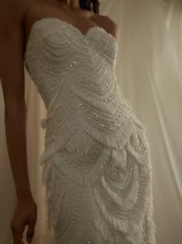 Stunning Tiered Beading 2026 Wedding Dress Stylish Straight Sweetheart Neck Pearls Gown Customized Women Dreamy Birde Dress