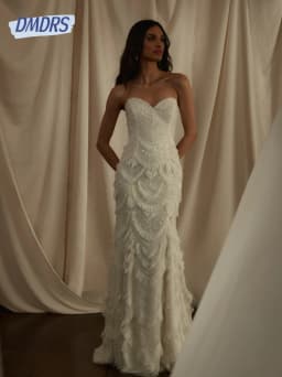 Stunning Tiered Beading 2026 Wedding Dress Stylish Straight Sweetheart Neck Pearls Gown Customized Women Dreamy Birde Dress