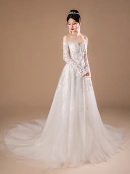 SL-9430 Customized Sweetheart Bride Wedding Dress 2024 Lace Appliques Beading Bohemian Backless Lace up Gown Beach Dress