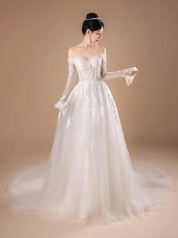 SL-9430 Customized Sweetheart Bride Wedding Dress 2024 Lace Appliques Beading Bohemian Backless Lace up Gown Beach Dress