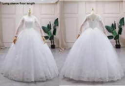 2026 Luxury Lace V Neck Ball Gown Wedding Dresses Short Sleeve Princess Illusion Applique Bridal Gowns Casamento Customized