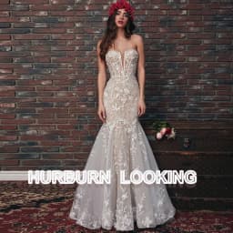 HERBURN Sparkly Tulle Wedding Dresses for Women Appliques Sweetheart Court Train Mermaid Robe De Mariee for Brides Drop Shipping