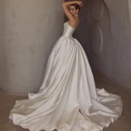 Eightree 2026 A-Line Wedding Dresses Sweetheart Sweep Train Satin Bridal Dress Formal White Wedding Ball Prom Gowns Customized