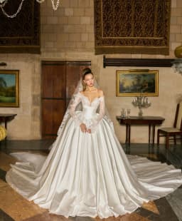Customized Sexy Wedding Dress, Tight Lace Satin Skirt, Women's Retro Court Wedding Party Dress Vestido De Novia