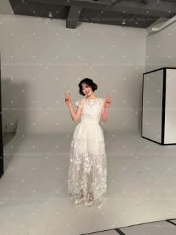 Mojy O-Neck Lace Tulle Wedding Dresses Photo shoot Korea Floor-Length Bride Gowns Customized Princess 웨딩드레스 2026