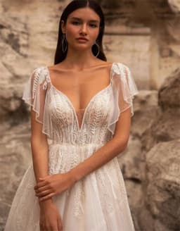 Tulle Short Sleeves Wedding Dresses Sweetheart Collar Bridal Gowns Elegant A-Line Mopping Length Vestidos De Novias Customized