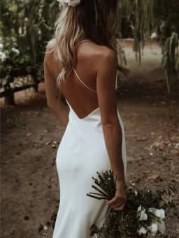 Simple Mermaid Wedding Dress Bride 2026 Boho Sexy Backless V Neck Wedding Gown Brides Wear Bridal Dress For Women Customizd