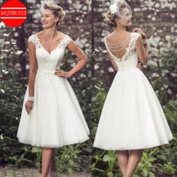 Cap Sleeve Short Wedding Dresses For Women 2026 Bride Gown Elegant Tulle A Line Vestido De Novia Boda Suknia Ślubna Robe Mariage