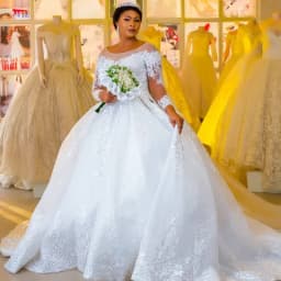 Formal Event Dresses Ball Gown Female Dress Novias Guest Wedding Party Dress Wedding Dresses Bride Luxury Robe Customized