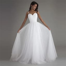 Customized Spaghetti Strap Beach Wedding Dresses White Tulle with Sashes Boho Bridal Gown A-line Bride dress Vestido Noiva Praia