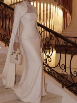 Booma Mermaid Long Lace Simple Wedding Dresses Long Sleeve Satin Elegant Brides Gown Custom Made 2026