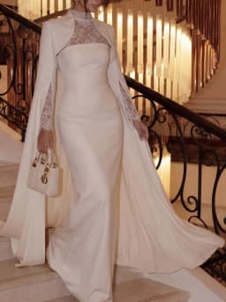 Booma Mermaid Long Lace Simple Wedding Dresses Long Sleeve Satin Elegant Brides Gown Custom Made 2026