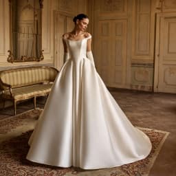 Minimalist Off Shoulder Satin Wedding Dress A Line Strapless Bridal Gowns With Button Vestido De Noiva Casamento Customized