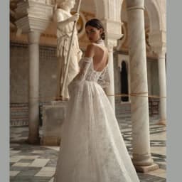 Customized Graceful Lace A Line Wedding Dress Sweetheart Bride Gown Elegant Full Sleeve Bridal Dress Customized Vestido