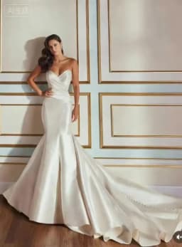 Customized Sexy Wedding Dress, Sweetheart Collar, Sleeveless Mermaid Drawtail, Ladies' Wedding Dress Amanda Novias