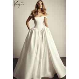 Kyoto Customized White Simple Satin Off Shoulder Wedding Dress A-Line Vestidos De Noche Elegant Court Train Robe De Mariée 2026