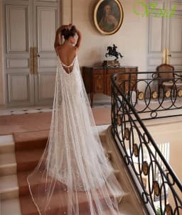 Customized Sexy Ivory Organza Wedding Dress Formal V-neck Sleeveless Bridal Gowns Dreamy Mermaid Court Train Vestido De Novia