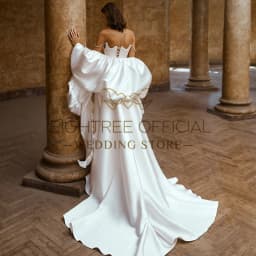 Eightree 2025 Wedding Dresses Mermaid Bridal Gown Spaghetti Straps Split Ball Gowns Glamorous Robes Vestidos De Novia Customized