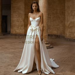 Eightree 2025 Wedding Dresses Mermaid Bridal Gown Spaghetti Straps Split Ball Gowns Glamorous Robes Vestidos De Novia Customized