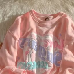 Oversized Crewneck Sweatshirt Women Spring Autumn New Thin Letter Print Hoodie Female Korean Style Loose Chic Long Sleeved Tops