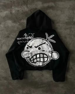 Y2K Retro Zipper Hoodies Women Harajuku Sexy Slim Fit Sweatshirt Autumn Skull Graphic Embroidery Hooded Jacket Gothic Clothing